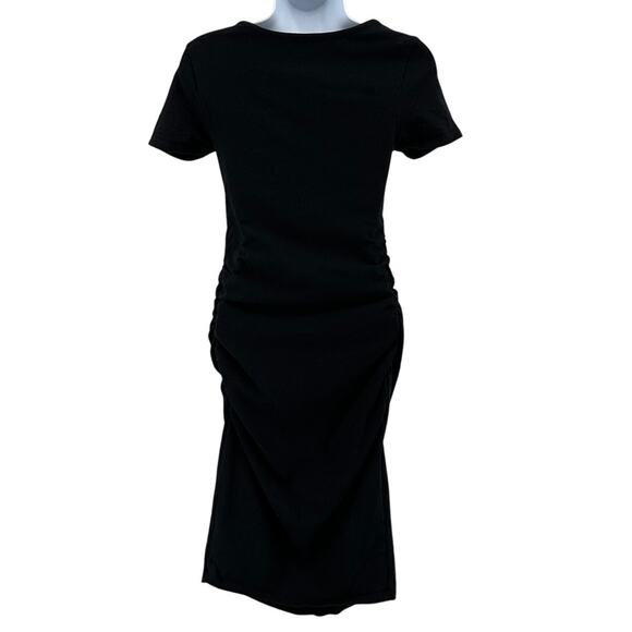 Isabel by Ingrid & Isabel Maternity Dress WMNS XS Black Short Sleeve Stretch - Picture 5 of 8